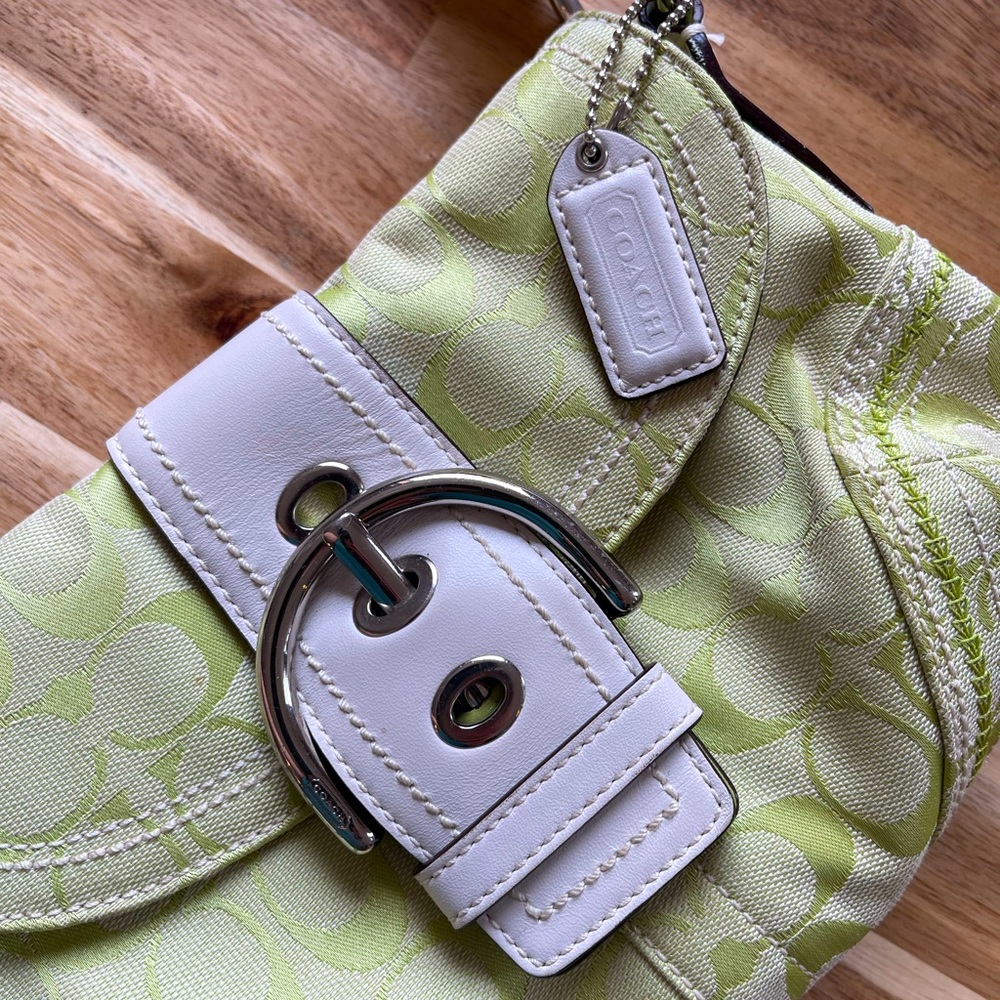 COACH Lime Green Soho Shoulder Bag